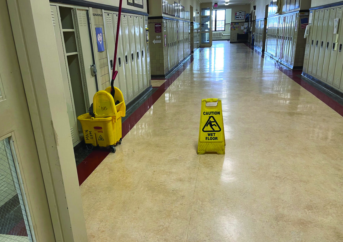 Roof leak at Ishpeming High School | News, Sports, Jobs - Vimarsana News